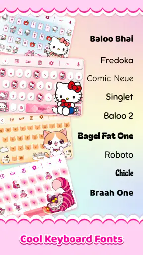 Cute Keyboard: Clavier Emoji screenshot 3