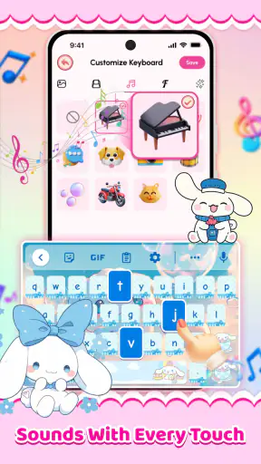 Cute Keyboard: Clavier Emoji screenshot 6