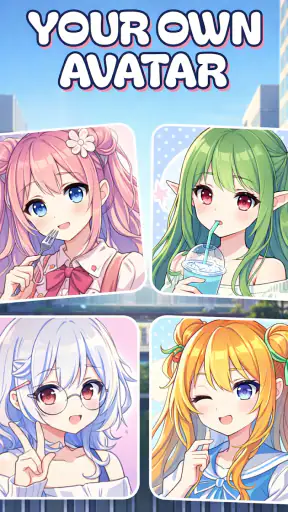 Anime Avatar: Cute OC screenshot 3