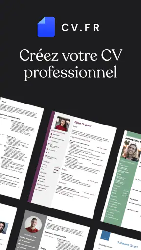 CV.fr : CV designer en ligne screenshot 1
