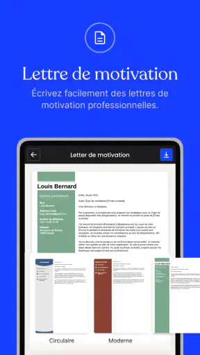 CV.fr : CV designer en ligne screenshot 3