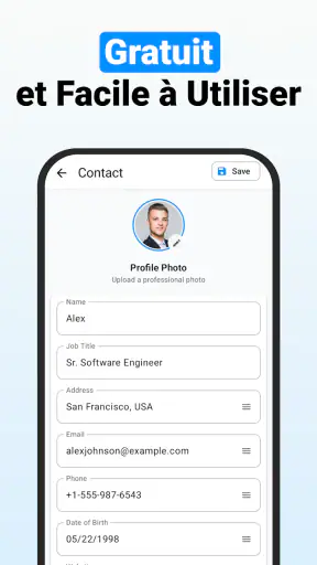CV Gratuit Français - Faire CV screenshot 2
