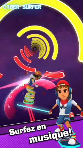 Cyber Surfer Aventure musicale screenshot 2