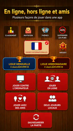 Dames - En Ligne & Hors Ligne screenshot 4