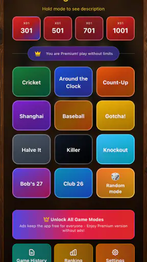 Darts Counter Fléchettes Score screenshot 2