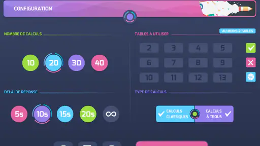 Défi Tables screenshot 2