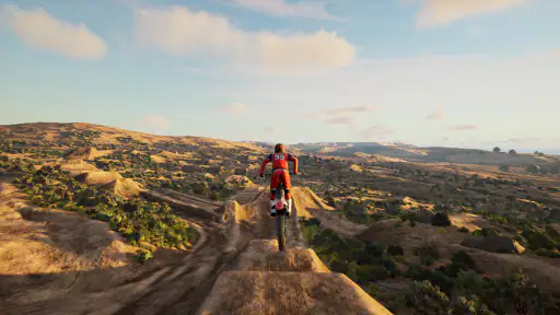 Desert Motocross Bike Stunts screenshot 1