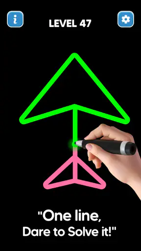 Dessin Line: pas levage Puzzle screenshot 2