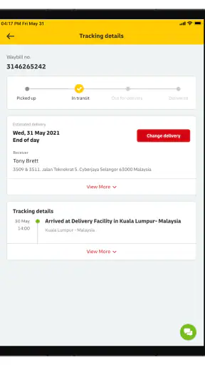 DHL Express Mobile screenshot 8