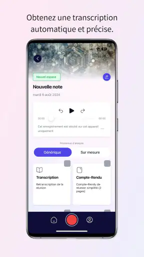 Dicte: Assistant IA réunions screenshot 3