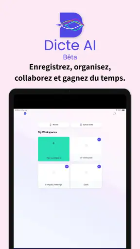 Dicte: Assistant IA réunions screenshot 7
