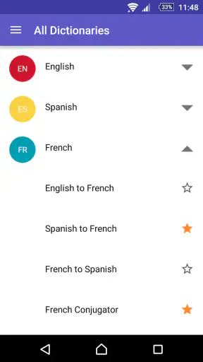 Dictionnaire Anglais-F WordRef screenshot 8