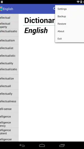 Dictionnaire Anglais - Offline screenshot 11