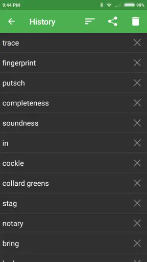 Dictionnaire Anglais - Offline screenshot 6