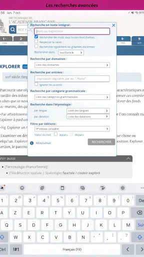 Dictionnaire de l’Académie screenshot 10