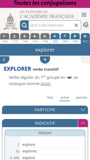 Dictionnaire de l’Académie screenshot 3