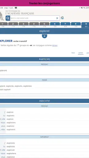 Dictionnaire de l’Académie screenshot 8