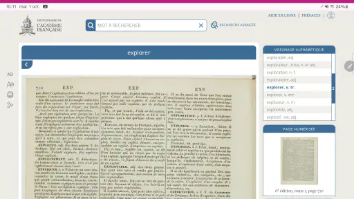 Dictionnaire de l’Académie screenshot 9