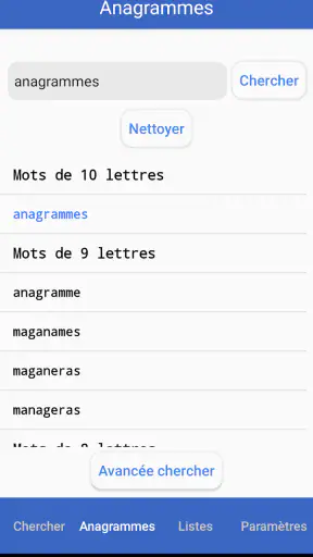Dictionnaire de Scrabble screenshot 2