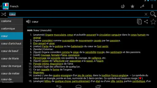 Dictionnaire Français screenshot 10