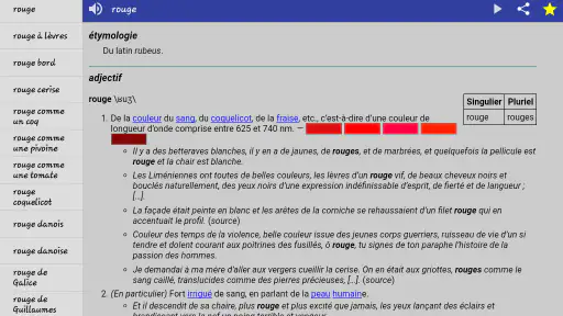 Dictionnaire Français screenshot 12