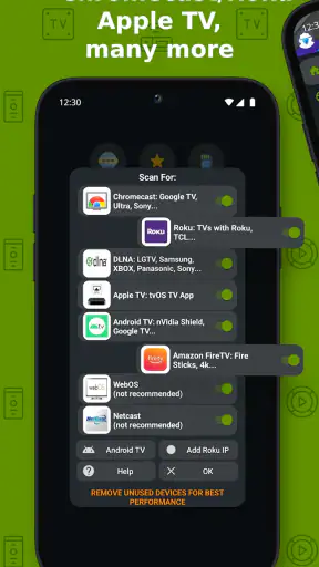 Diffusion TV + Chromecast Roku screenshot 11