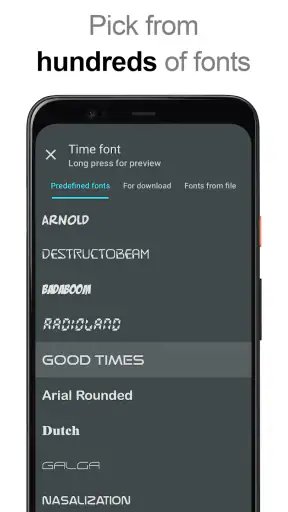 DIGI Clock Widget Plus screenshot 5
