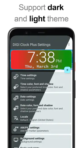 DIGI Clock Widget Plus screenshot 8