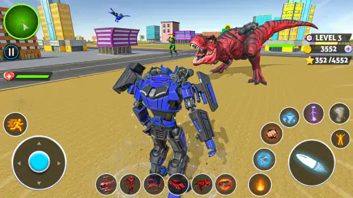 Dino Transform Robot Games screenshot 4