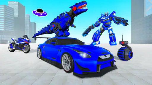 Dino Transform Robot Games screenshot 6
