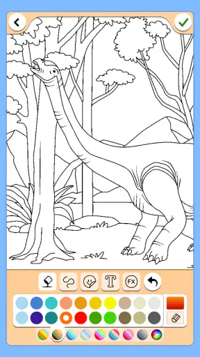 Dinosaures jeu de couleur screenshot 12