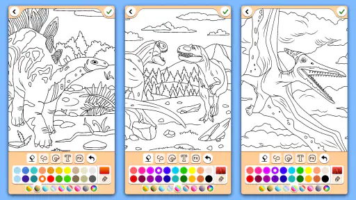 Dinosaures jeu de couleur screenshot 6