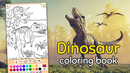 Dinosaures jeu de couleur screenshot 8