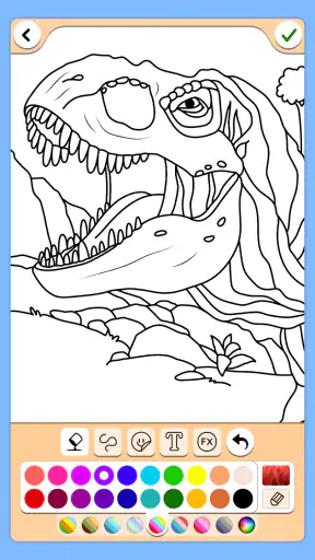 Dinosaures jeu de couleur screenshot 9