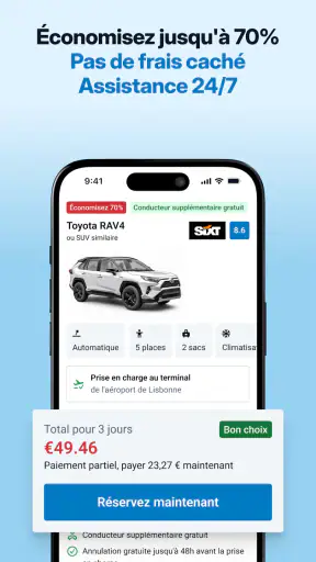 DiscoverCars: Location voiture screenshot 3