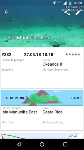 DiveMate (Carnet de Plongée) screenshot 4