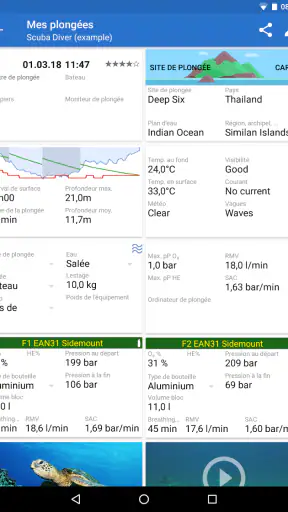 DiveMate (Carnet de Plongée) screenshot 9