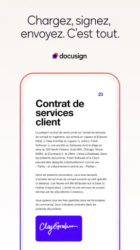 Docusign – Signez docs et PDF screenshot 1