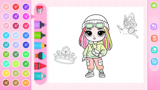 Doll Princess Coloring Games screenshot 12