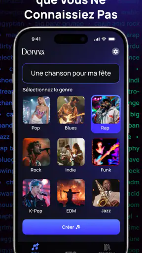 Donna IA Musique Générateur screenshot 10