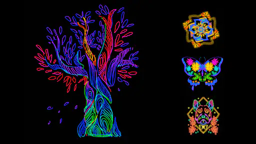 Doodle Master - Glow Art screenshot 8
