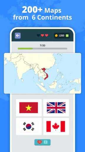 Drapeaux des Pays : Jeu Quiz screenshot 1