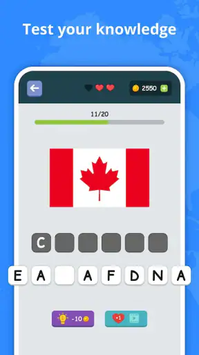 Drapeaux des Pays : Jeu Quiz screenshot 12