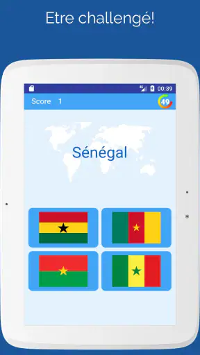 Drapeaux des pays - Quiz screenshot 10