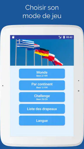 Drapeaux des pays - Quiz screenshot 12