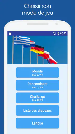 Drapeaux des pays - Quiz screenshot 4
