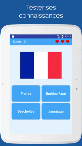 Drapeaux des pays - Quiz screenshot 9