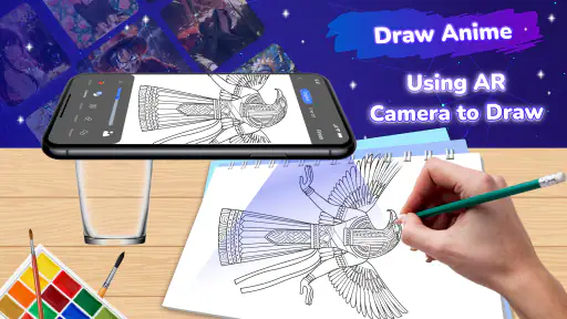 Draw Anime: Paint & Sketch App screenshot 10