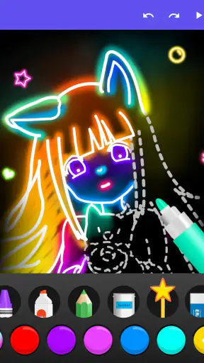 Draw Glow Comics screenshot 10