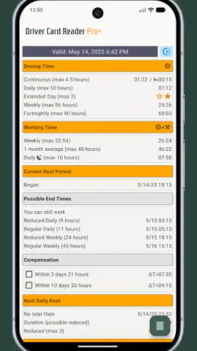 Driver Card Reader Pro+ screenshot 5